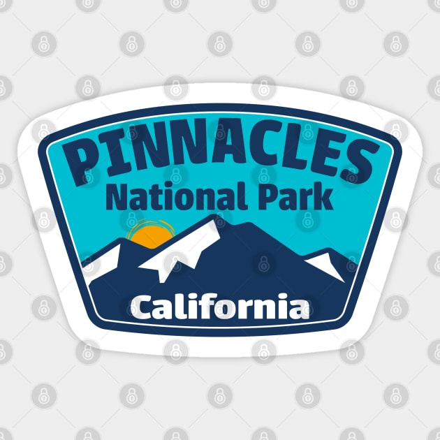Pinnacles National Park California Sticker by TravelTime